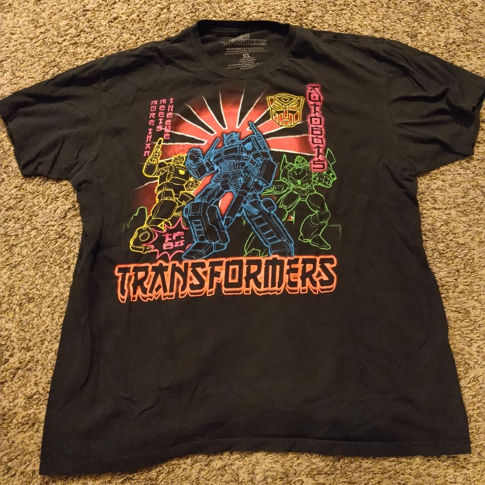 Men's t-shirt transformers black XL